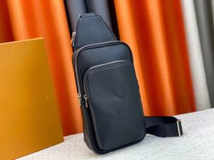 2023Sac de créateur de haute qualité, sac à bandoulière portable en cuir pour hommes, bandoulière réglable, sac à bandoulière # 45303