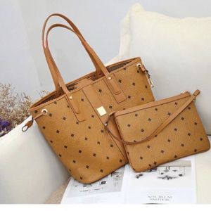 2023hot Mom Bag boodschappentas Moeder Joker Tote Bag Commuter Bag Top Kwaliteit One-Shoulder Handtas Tramp Luxury Yard Handtas Designer Leer Composiettas