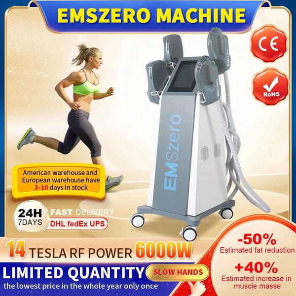 2024HOT Neo EMSzero RF 15Tesla 6500W High EMT Grabado Levantamiento Conformación Estimulador muscular electromagnético con almohadillas de estimulación pélvica Envío gratuito opcional