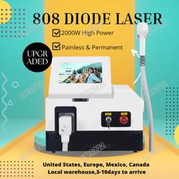 2024HOT Pijnloos 808 Ontharen Lichter Huidtint van Ontharing Machine Diode Laser 755 808 1064nm 3 Golflengte Veilig Remover Mooie Gezonde Gratis Verzending