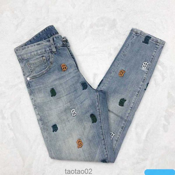 2023Hot Venta de gran tamaño para hombre Jeans Pantalones de diseñador TB Pantalones bordados Hombres Mujeres Casual 4XL 5XL 6XL # 0111vrwn