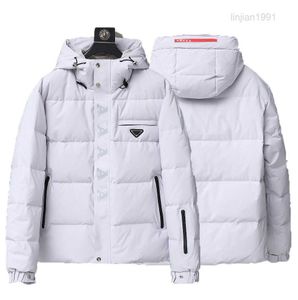 2023Italië Beroemde luxe herenmodellen Ganzendonsjassen North Winter Red Label Limited Series Comfortabele en warme pufferkleding voor heren met driehoekige badge