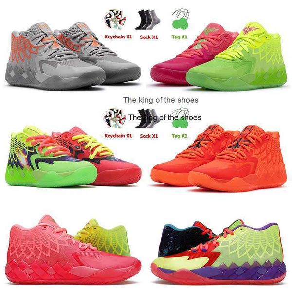 2023Zapatos Lamelo 1 LaMelo Ball 1s MB.01 Zapatillas de baloncesto para hombre Queen City Galaxy All Blue Buzz Rock Ridge Red Beige Black Blast para hombresZapatos Lamelo