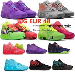 2023Chaussures Lamelo 2022 Chaussures de basketball pour hommes Mb.01 Lamelo Ball Buzz Queen City Rick et Morty Galaxy Rock Ridge Volt Blast HighChaussures Lamelo