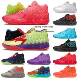 2023Lamelo chaussures aaa Qualité MB.01 Basketball Chaussures US 12 LaMelos Ball Hommes Baskets À Vendre Rick Et Morty Buzz City Black Blast QueenLamelo chaussures