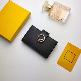 2023Luxury Designer Card Holder Echte lederen portemonnee Fashion F Womens Mens Key Ring Credit Cards Wallet Bag reisdocumenten Paspoorthouders