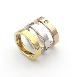 2023Luxury Gift Love Ring For Women Designer verlovingsringen Letter T Brand Wedding Diamond Jewelry Woman With Box