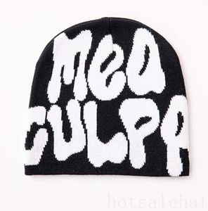 2023 Luxe hoeden ontwerpers vrouwen roze y2k muts voor mannen mea culpas mode casual herfst winter warmte casquette kerstdag cadeau liefhebbers gebreide muts zacht MZ09 C23