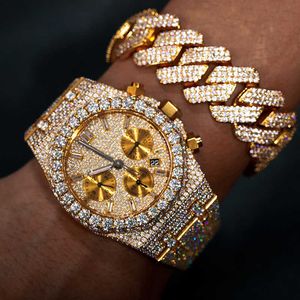 2023Luxury Hip Hop Sieraden Staal Handgemaakte instelling VVS Moissanite Diamond Pass Diamo