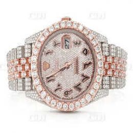 2023Luxury Top Brand y Iced Out For Wedding VVS Moissanite Diamond Watch Men Iced Out Hip Hop