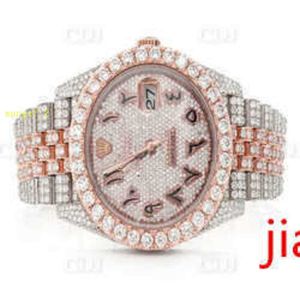 2023 Luxe Top Merk Y Iced Out Voor Bruiloft VVS Moissanite Diamanten Horloge Mannen Iced Out Hip Hop