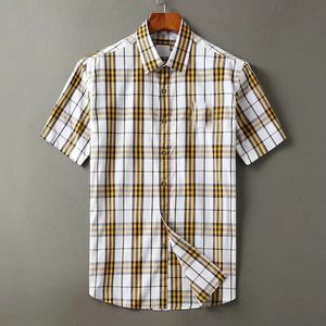 2023Luxurys Designers Heren THIRTS SHIRTS MADE Trend Casual Business Cocktail Shirt Lange Mouw Solide Color Summer Comfortabele stand Kraag M-3XL#11
