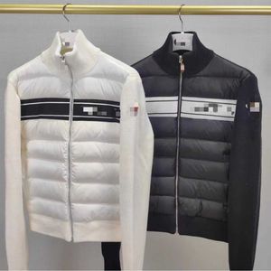Mengjia – manteau court tricoté en duvet d'oie pour Couple, veste décontractée, printemps et automne, 2023M