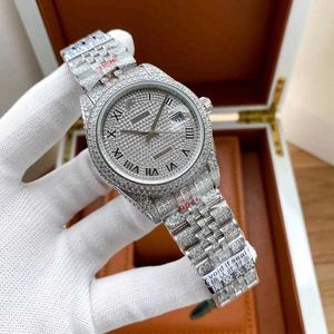 2023M7TY Montres-bracelets VVS1 Diamond watch Mens Watch 41mm y machines importées automatiques 3255 mouvement Stainls boîtier en acier WristwatchRV6D