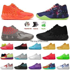 2023MB.01 zapatos Designer Men Basketball Shoes LaMelo Ball MB.01 Beige Queen City Buzz City Not From Here Black Blast Hombres Mujeres Deportes al aire libre Zapatillas de deporte