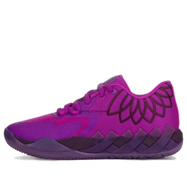 2023MB.01 shoesLaMelo Ball MB01 Lo Disco Zapatos morados a la venta Con caja Zapatillas de baloncesto para mujer para hombre Zapatillas US7.5-US12