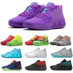 2023MB.01 zapatosVenta de zapatos casuales LaMelo Ball MB1 Hombres Mujeres Zapatos de baloncesto Niños para la venta 2022 Rick Morty Escuela primaria Zapato deportivo Zapatillas de deporte