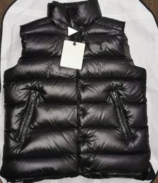 2023Men Down Vest Veste d'hiver Designer Puffer Gilets à capuche Hommes Gilet Hiver Unisexe Couple Bodywarmer Veste Femme Sans Manches En Plein Air Chaud Épais Gilet