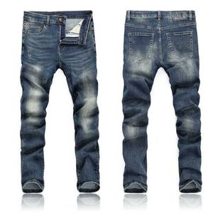 2023Men Mode Haute Qualité Violet Denim Version Slim Fit Léger Classique Polyvalent Jean Casual Couleur Unie Desinger Vêtements pour Pantalons De Luxe 29-40