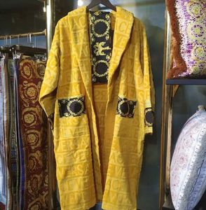 2023men's Slembearwear Mens Womens Home Robes châle Collier Coton Soft Fluffy Designer Brand Luxur