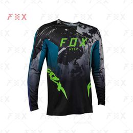 2023Heren T-shirts 2022 Motocross Mountain Enduro Fietskleding Fiets Moto Downhill T-shirt http fox Dames Heren Wielertrui MTB Shirts BMX teamQ23