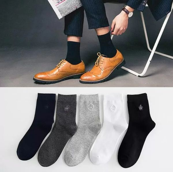 2023 calcetines para hombre clásico bordado tubo alto estilo París algodón otoño e invierno toalla inferior hombres mujeres medias para monopatín N1
