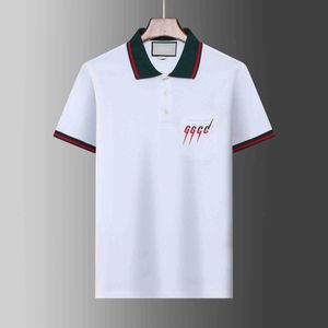2023 Heren Stylist Polo Shirts Luxe Mannen Kleding Korte Mouw Mode Casual Heren Zomer T-shirt Zwarte Kleuren Zijn beschikbaar Maat M-3XL