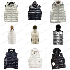 2023Multi estilo invierno para hombre chaleco abajo diseñador de moda hombres chaleco NFC insignia venta al por mayor al por menor hombres chaqueta acolchada transporte gratuito chalecos tamaño 1--5