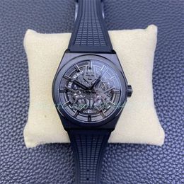 2023New Designer Watches LF Factory Fine Watch Cal.670 SK Mouvement mécanique 41 mm coque en céramique Saphir Crystal Glass Rubber Watch Bandwarchs