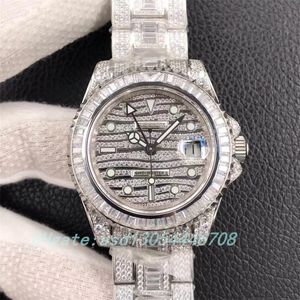 2023New Designer Watches TW 116769TBR-74779B Hacht diameter 40 mm Seagull 2824GMT Dual Time Movement Swarovski Diamond 904L Oyster Stalen riem polshorloges