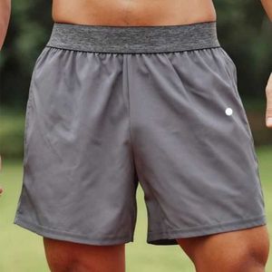 2023New Hooters Shorts Men Yoga Sports Outdoor Fitness Quick Dry Lululemens Solid Color Casual Running Quarter Pant Best Fashion Alf