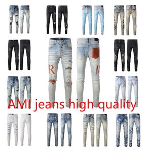 Men Womens Luxury Denim Pants Designer Jeans Diseñadores pantalones Fit del pantalón de moda suelto Man Jean Pantalones del flaco Jeans Megogh CXG240481-25