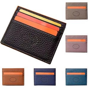 2023New Style Visitekaartje Luxurys Designer Lady Banknote Coin Portemuleert Zomer Key Wallets Echte lederen kaarthouders met doos Passpoorthouder Womens Card Pack Men