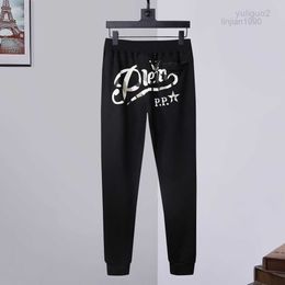 2023PLEIN BEAR Broek JOGGING BROEK STENEN GOTHIC PP Schedels Heren Dames Broeken Sport Luxe Ontwerpers Joggingbroeken Trekkoord Joggers Paar Merkkleding 8470