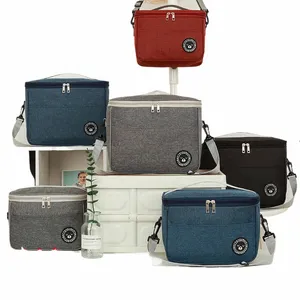 2023 Portable Lunch Bag Thermische geïsoleerde lunchbox Tote Koeler Handtas Waterdichte rugzak Bento Pouch Company Food Storage Bags 98ut#
