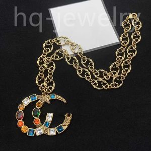 2023 Quite International Lock Pendant Fashion Mode Female Style Gold Ploated Necklace High End Design Lange Chain Designer Sieraden Geselecteerd geschenk