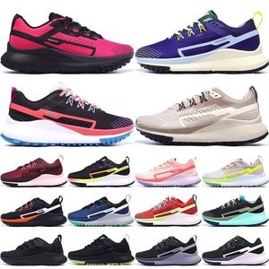 2023Zapatillas para correr Top Pegasus Trail 4 para mujer para hombre Mineral de hierro ligero Voltio Ártico Naranja Púrpura Pulso Medianoche Azul marino Deportes al aire libre Entrenadores Tamaño 36-45