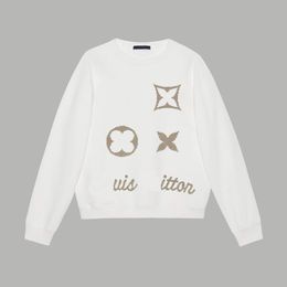 2023S Autumn en Winter Craft Jacquard Letter Logo Fashion Long Sleeve Sweater Unisex Student Casual Fleece Top Hoodie H10