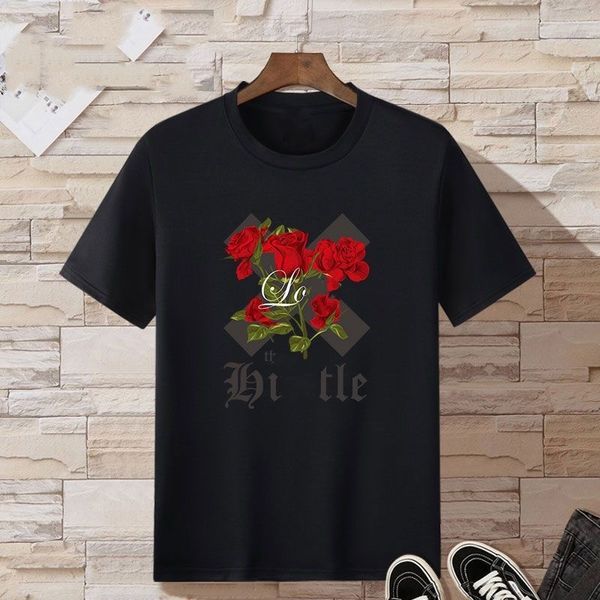 2023s Vêtements pour hommes T-shirt à manches courtes polo T-shirt pour hommes Été simple coton de haute qualité Mode décontractée T-shirt de couleur unie Haut tendance pour hommes S-5XL