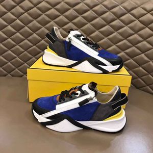 2024S/S FLOW Heren Sneakers Schoenen Mesh Adem Rits Skateboard Wandelen Rubber Runner Sole Sport Tech Stoffen Groothandel Korting Trainer EU38-46