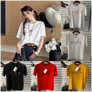 2023s Zomer Designer Heren T-shirt Zwart Rood Letter bedrukte shirts Luxe Korte mouw Mode Balman T-shirt Merk Designer Top Tees Aziatische maat S-XXL Neb