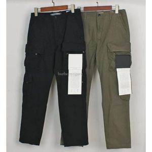 2023SS Badge Patches Mens Track Pant Letters Design Fashion Jogger Cargo Pants Zipper Fly Lange broek Homme kleding