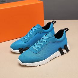 2023ss Casual chaussures pour hommes de luxe Designer Sneaker Véritable semelle extérieure en caoutchouc rayé en cuir pointu Runner Om9are Size38-45 mkjk00001