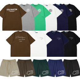 Cole Buxton Tee Shorts Men Femmes 1: 1 High CB Fight Camp Men's T-shirts Streetwear Lettre imprimé T-shirt décontracté