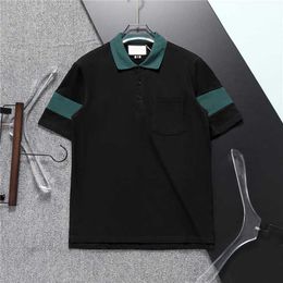 2023ss Designer Polos Hommes De Luxe Polo Casual Hommes Polo T-shirt Serpent Abeille Lettre Imprimer Broderie De Mode High Street Hommes Polos M-3XL