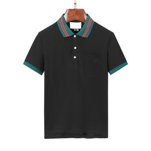 2023ss Designer Polo Shirts Heren Luxe Polo Casual Heren Polo T-shirt Snake Bee Brief Print Borduurwerk Mode High Street Heren Polo's M-XXXL