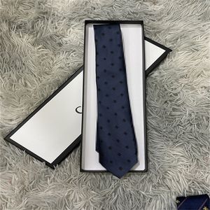 2023SS Fashion Heren Ties 100% Silk Tie Jacquard Classic Woven Handmade Necily For Men Wedding Casual en Business Nestie met doos 666