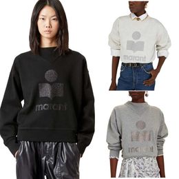 2023ss Isabel Marant Designer Sweat-shirt à capuche classique Lettre imprimée Pull en coton Terry Vêtements pour femmes