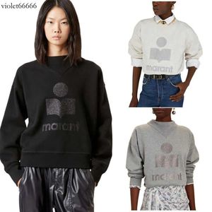 2023SSSS ISABEL Marant Designer Sweat-shirt Fashion Hoodie Classic Letter Terry Cotton Sweater Women Vêtements