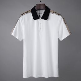 2023ss lüks Tasarımcı Erkek polo gömlekler İtalya Moda markaları Polo T-shirt Erkekler Harfler Baskılı nakış Kısa Kollu Casual Gömlek Asya Boyut M-3XL yy